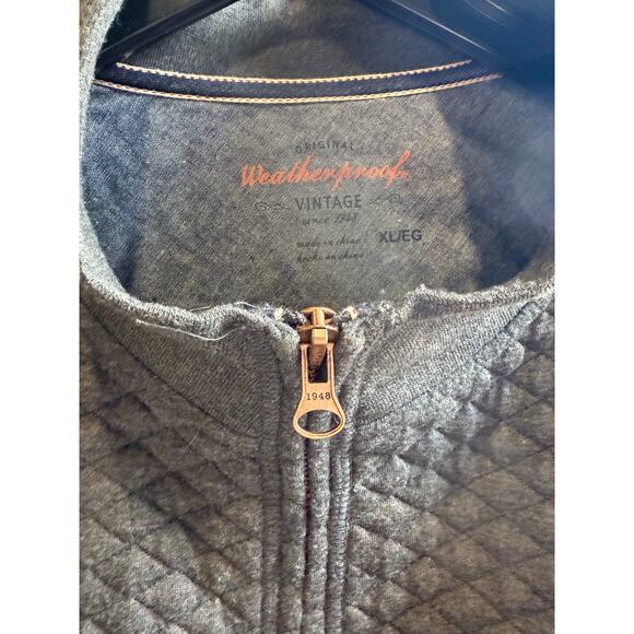 Weatherproof Vintage Quilted Jacket – Women’s XL - Grey - Mock Neck - Picture 4 of 9